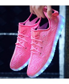 Unisex Waterproof Glowing Led Light Shoes