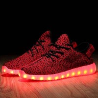 Rechargeable Eight Colors Led Light Fashion Shoes