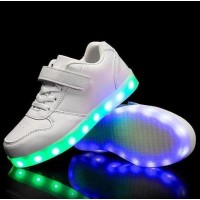 8 Colors Flashing Light Sneakers For Fashion