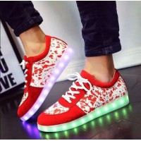 Seven Colors Unisex Led Glowing Sneakers