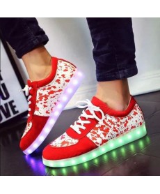 Seven Colors Unisex Led Glowing Sneakers