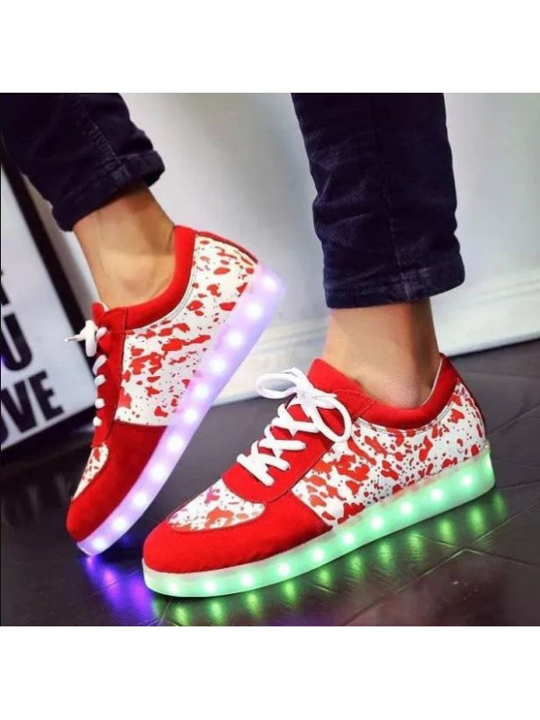 Seven Colors Unisex Led Glowing Sneakers